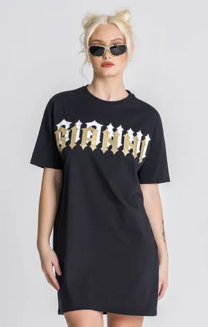 Black GK25 Tee Dress