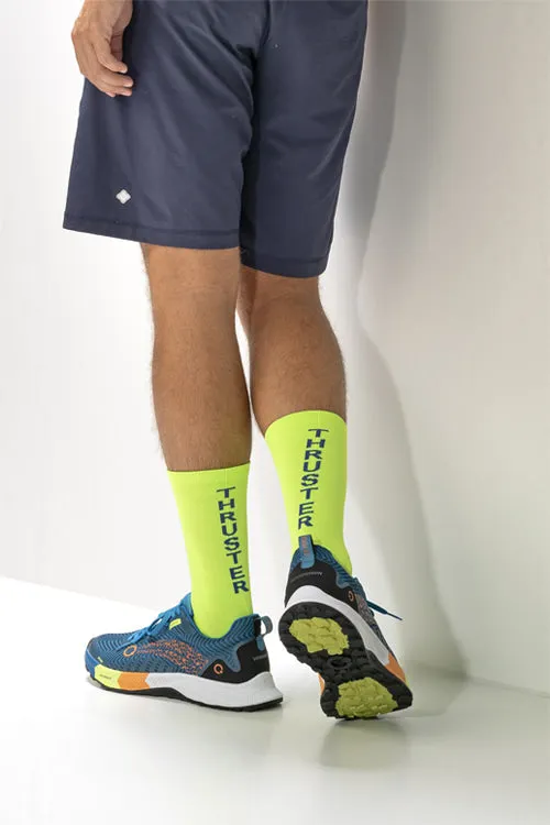 Calcetines de Running Amarillos Hombre