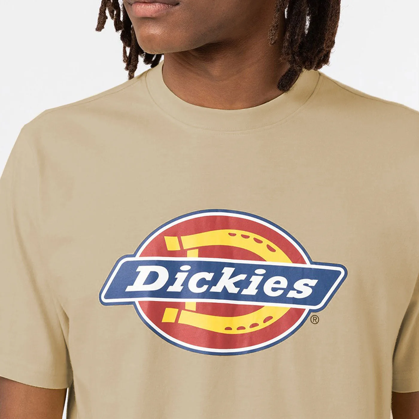 Dickies T-Shirt Icon Logo Graphic  Desert Sand