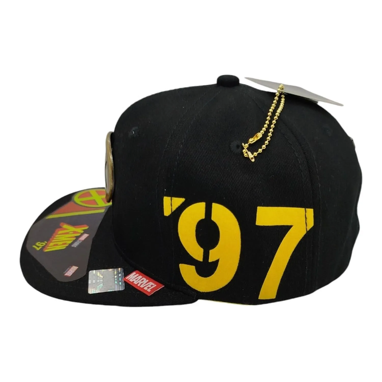 Kndit Caps Gorra Negra Placa Bronce 97 Logo X X-Men