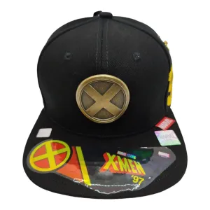 Kndit Caps Gorra Negra Placa Bronce 97 Logo X X-Men