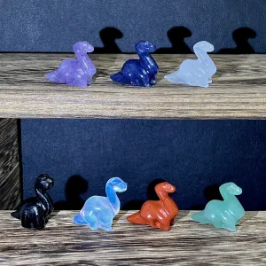 Mini colorful material carvings-Dino