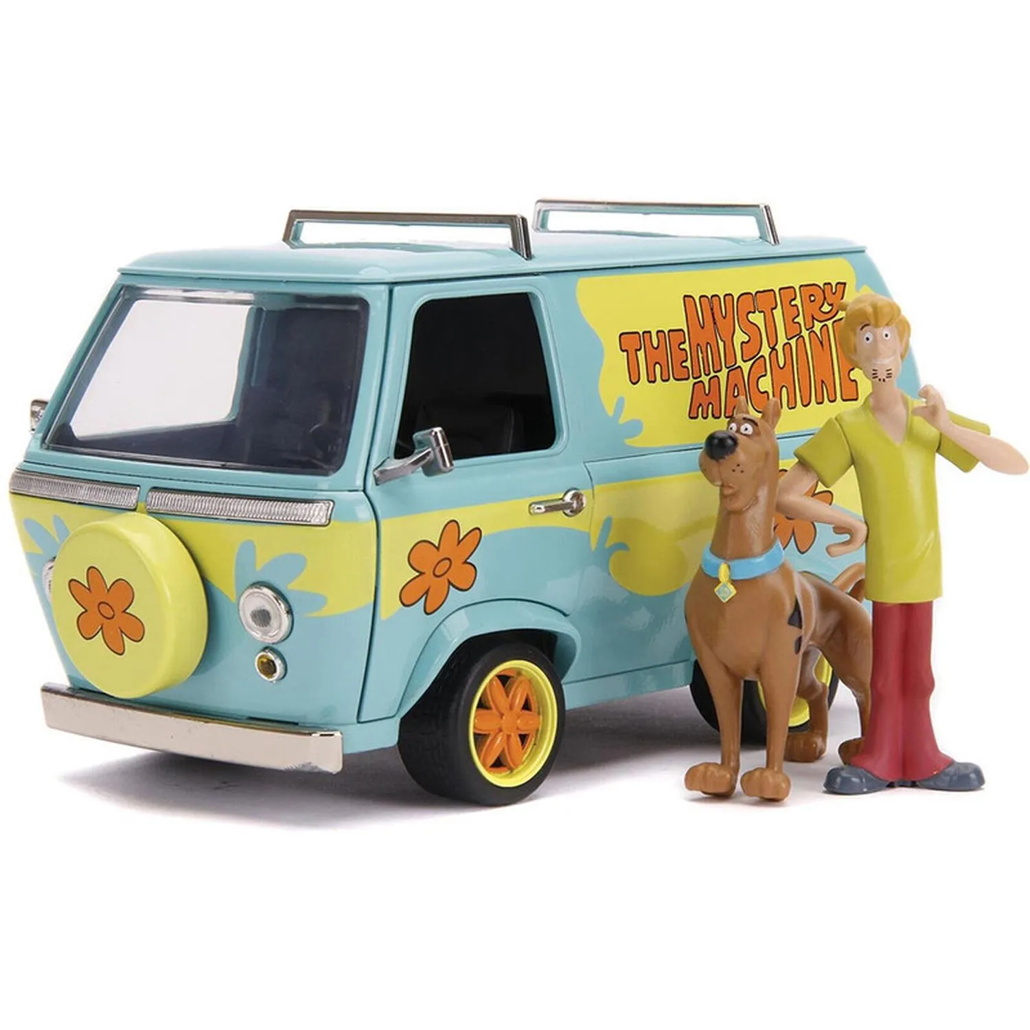 New Arrival Jada Toys Vehículo Mystery Machine With Shaggy & Scooby Escala 1:24 Scooby Doo