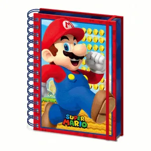 New Arrival Pyramid Internacional Libreta Lenticular Mario Bros