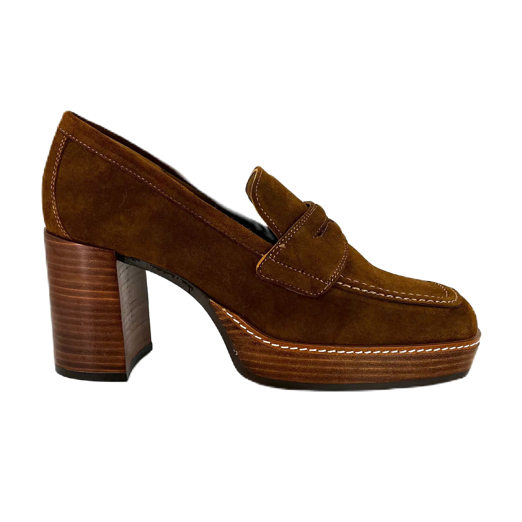 PEDRO MIRALLES | ZAPATOS DE VESTIR MUJER | VELOUR NOBUK MARRÓN MOD 24475 | MARRÓN