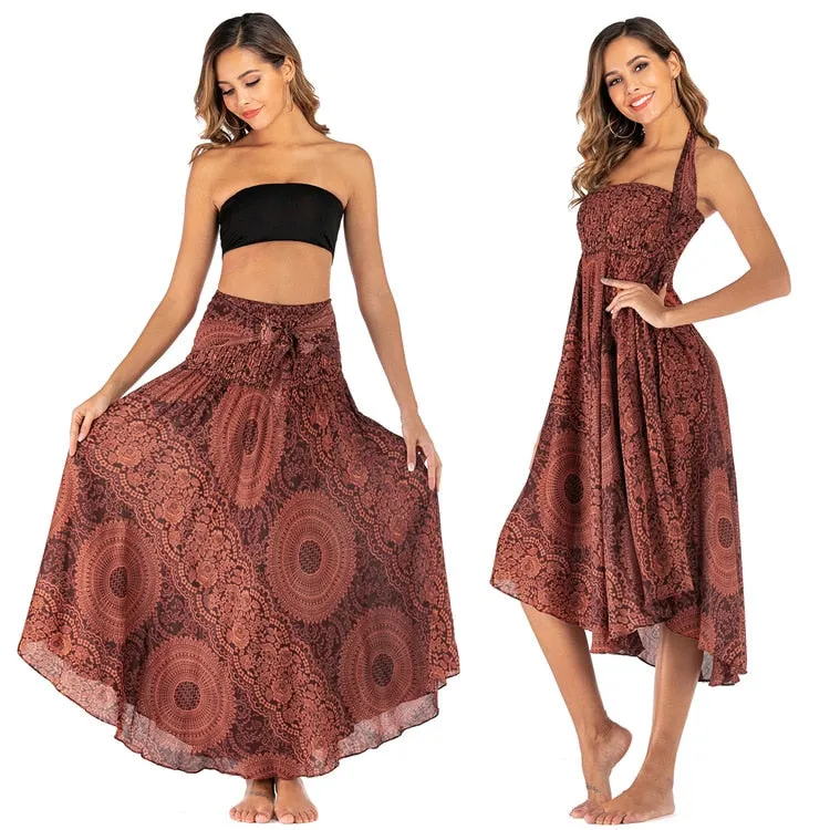 Saias Longas Estampadas Indianas Boho