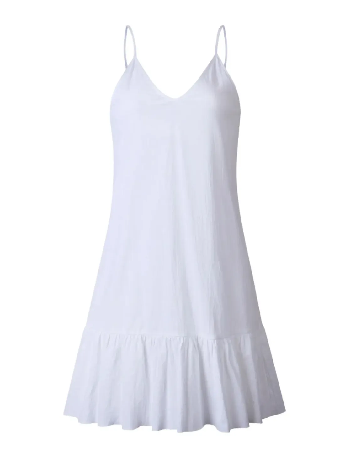 Vestido Linho Midi Loose